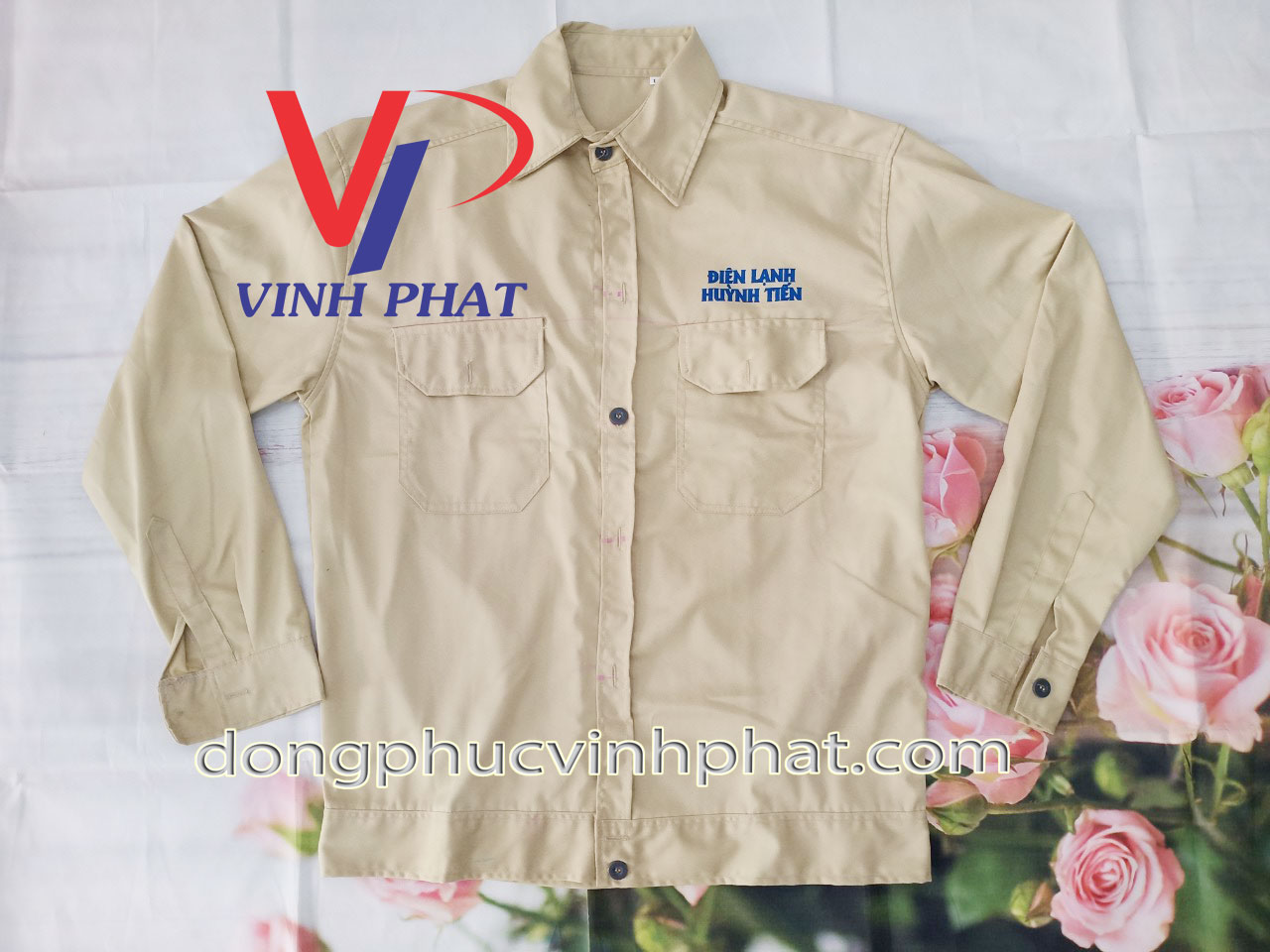 Áo bảo hộ lao động Huỳnh Tiến