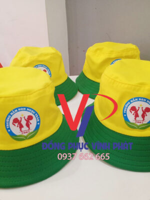 nón tai bèo trường mầm non