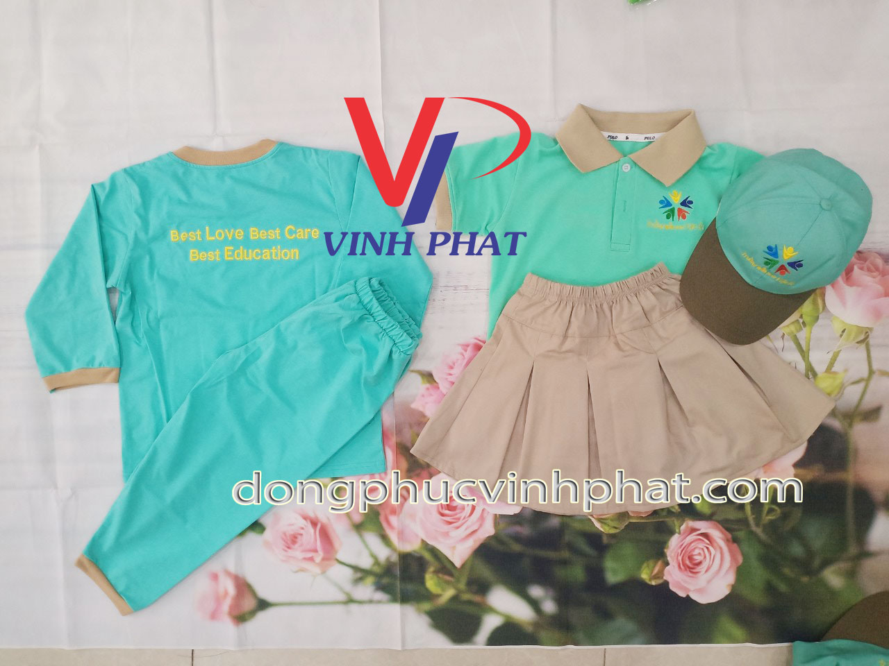 Đồng phục mầm non bộ tay dài