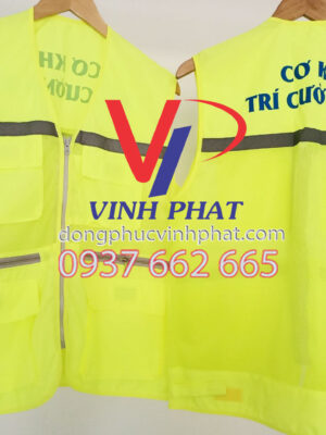 Áo gile kỹ sư cơ khí trí cường